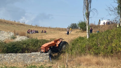 Bursa’da tarla yolunda feci kaza