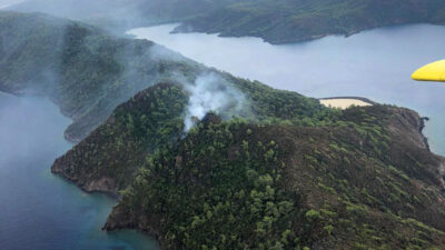 Marmaris’te orman yangını