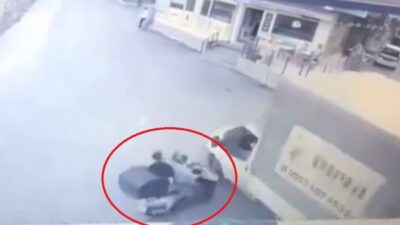 Bursa’da motosiklet kamyonete çarptı