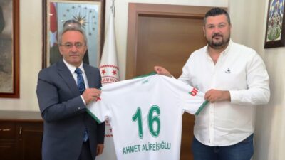 Bursaspor’dan Milli Eğitim Müdürü Alireisoğlu’na ziyaret
