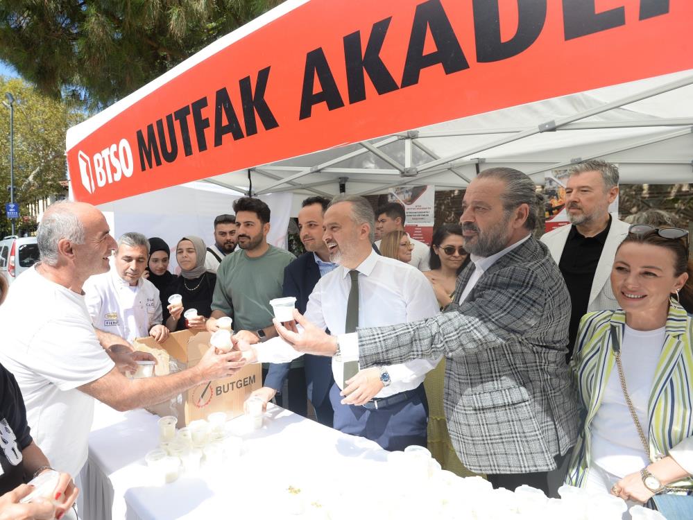Bursa Gastronomi Festivali’nin coşkusu tüm şehre yayıldı