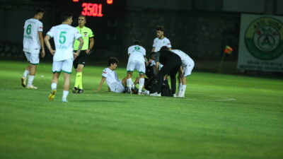 Bursaspor’da sakatlık şoku! 37 dakika sahada kalabildi