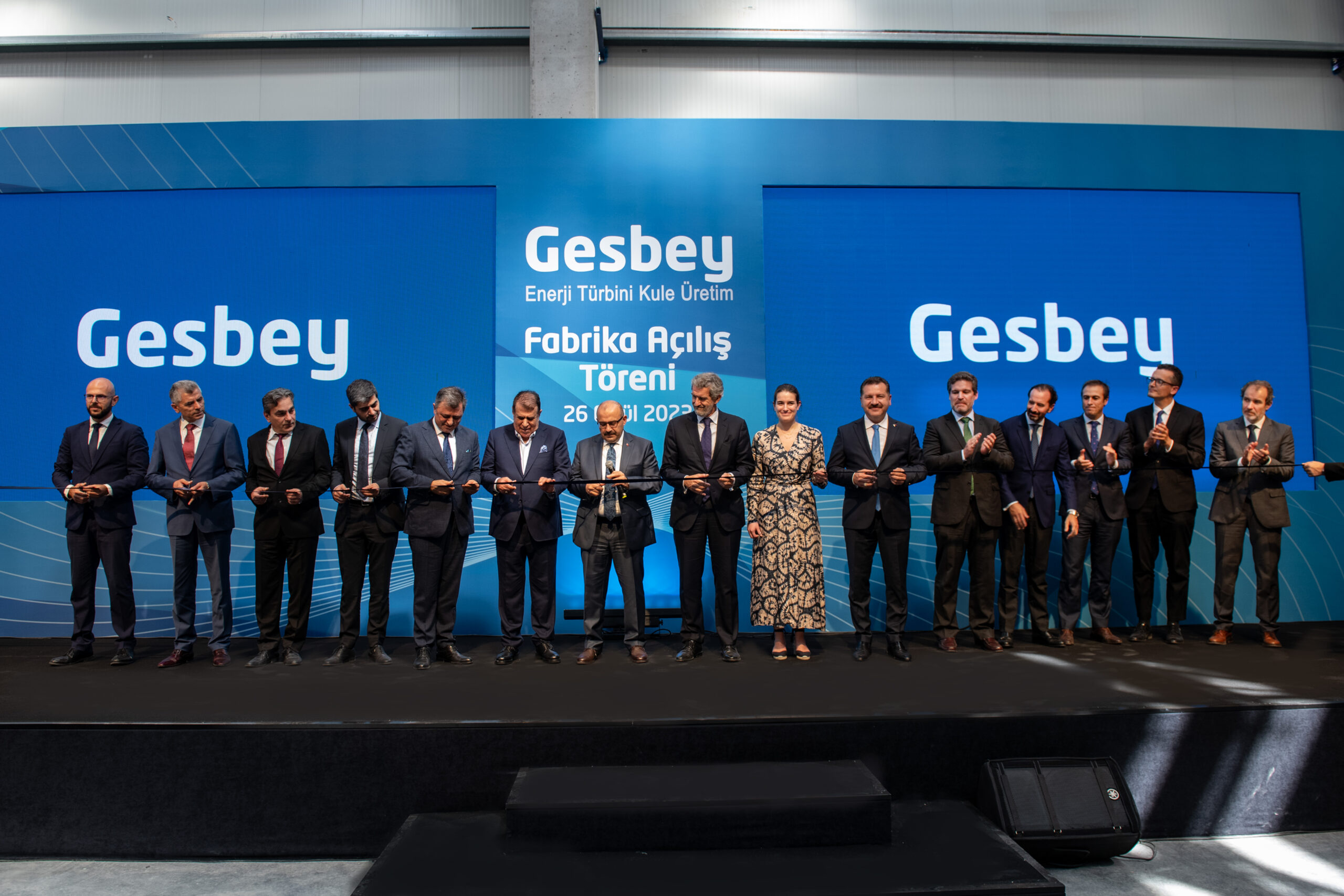 Rüzgar türbini kule üreticisi Gesbey ikinci fabrikasını açtı