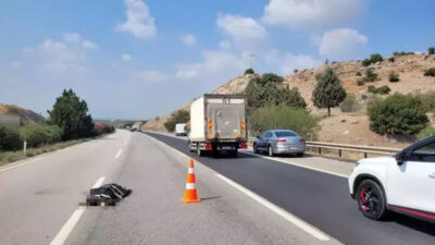 Adana’da otoyola giren yaşlı kadının feci ölümü