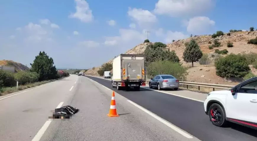 Adana’da otoyola giren yaşlı kadının feci ölümü