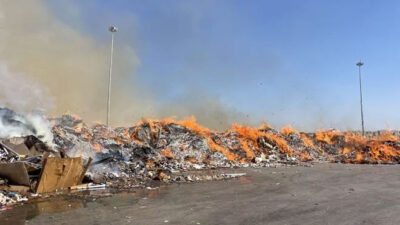 Şanlıurfa’da geri dönüşüm fabrikasında yangın