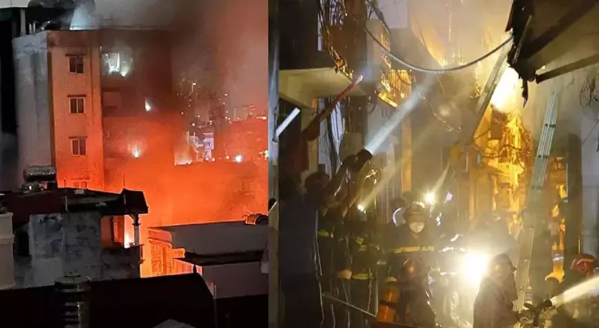 9 katlı apartman alev aldı! 30 kişi yanarak can verdi