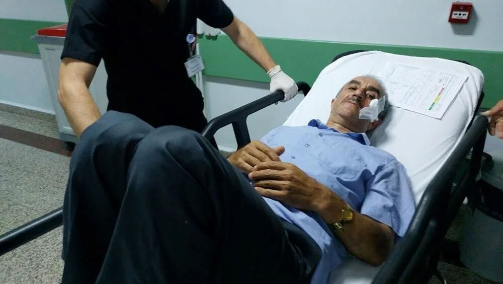 Maganda kurşunuyla yanağından vuruldu