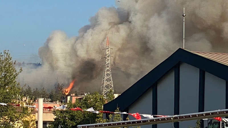 Bursa'nın Kestel ilçesinde ormanlık alanda çıkan yangın söndürüldü.