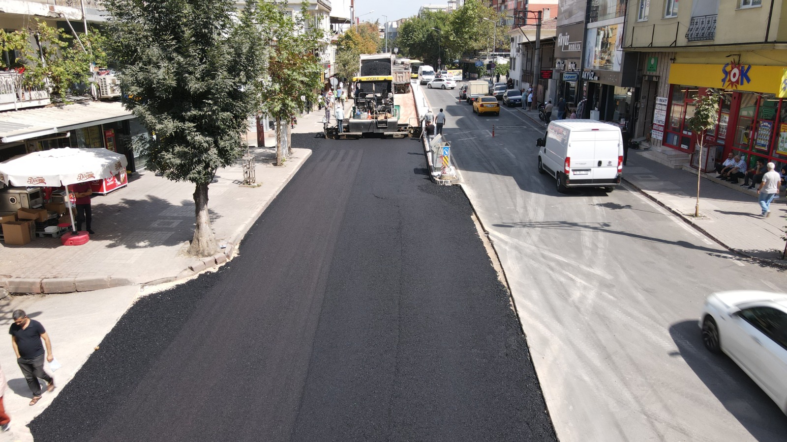 Bursa’daki bu cadde yenilendi