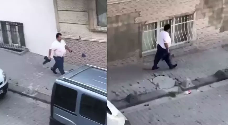 Kan donduran an: Çocuklarının gözü önünde eşini öldürdü, sokağa böyle çıktı