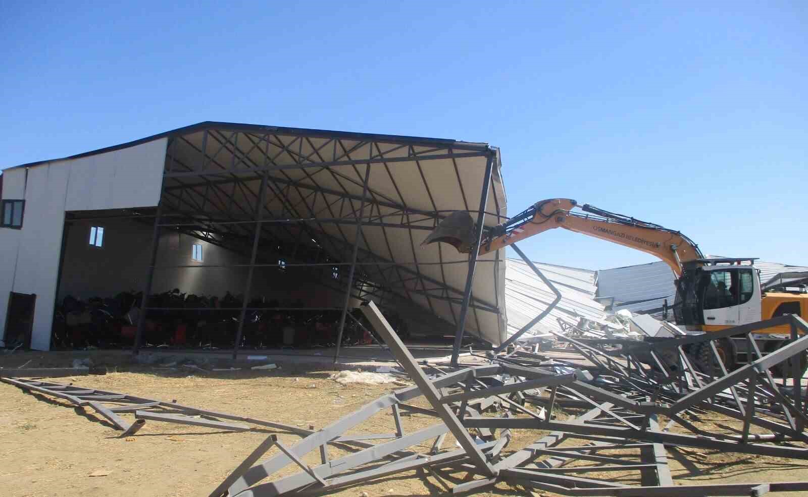 Bursa’da yıkımlar sürüyor!