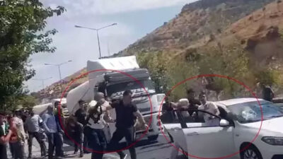 Mardin’de yol verme tartışması kavgaya dönüştü