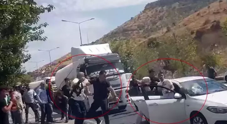 Mardin’de yol verme tartışması kavgaya dönüştü