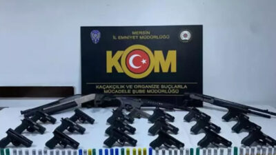 12 ilde operasyon! 217 ruhsatsız silah ele geçirildi