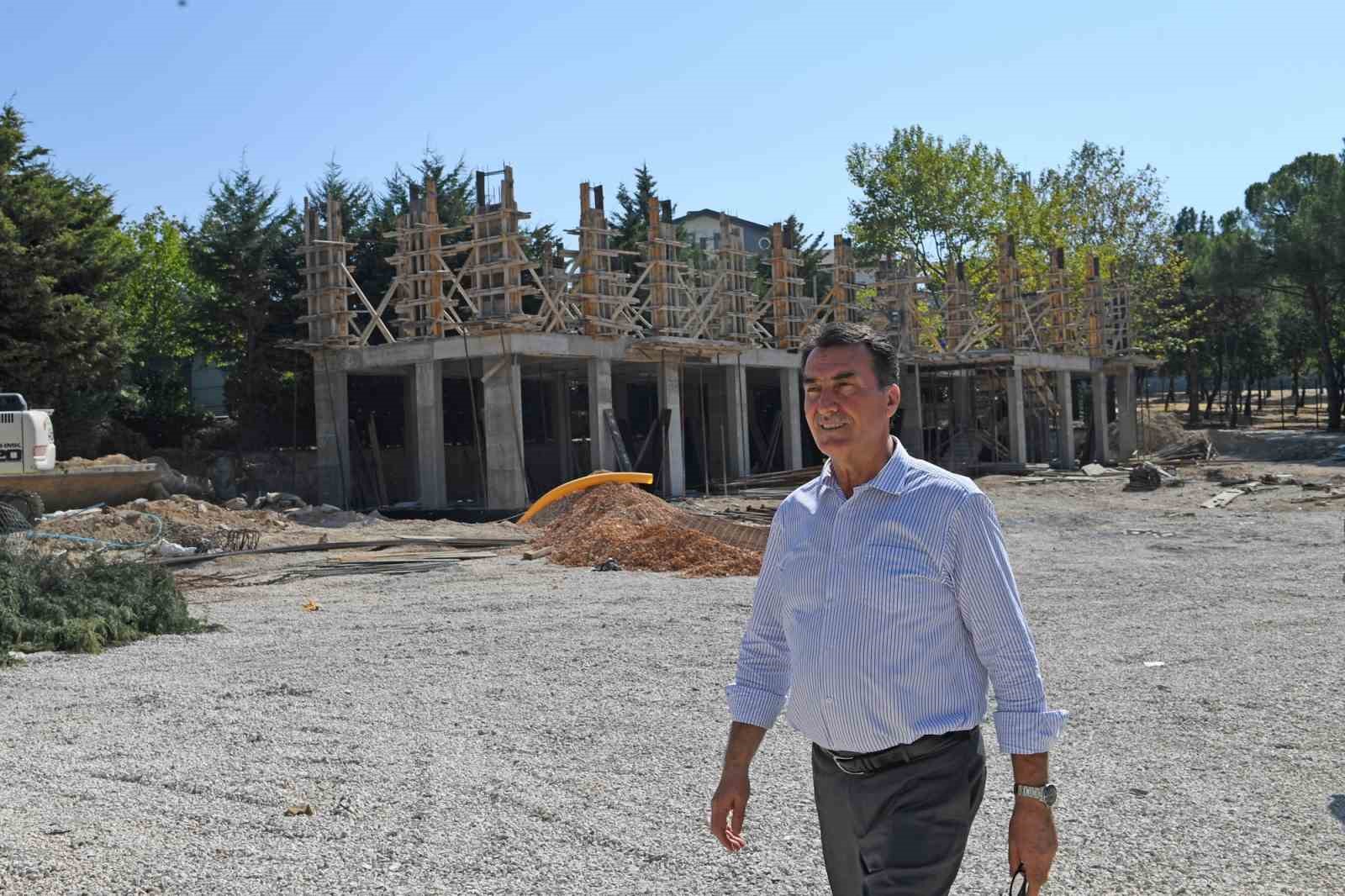 Bursa’nın yeni spor tesisi hızla yükseliyor