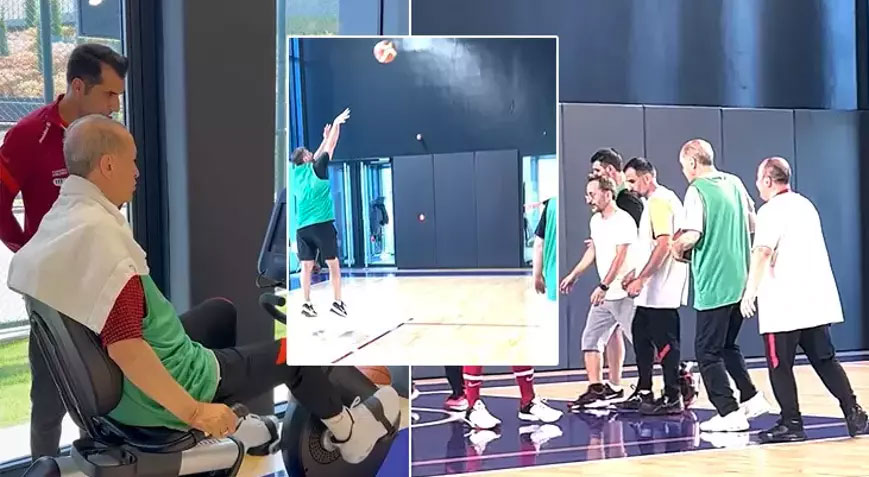 Mustafa Varank paylaştı! İşte Cumhurbaşkanı Erdoğan’ın basketbol performansı
