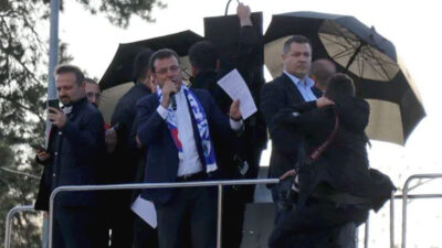 Ekrem İmamoğlu’na Erzurum mitinginde taşlı saldırıya dava