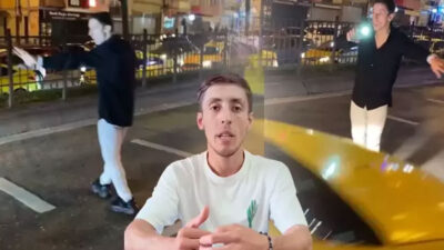 Trafikte uygulama yapan futbolcu: Küçükken de trafik polisi olmak istemiştim