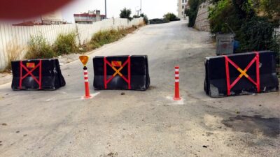 Mudanya’da inşaat çalışmasında yol yarıldı