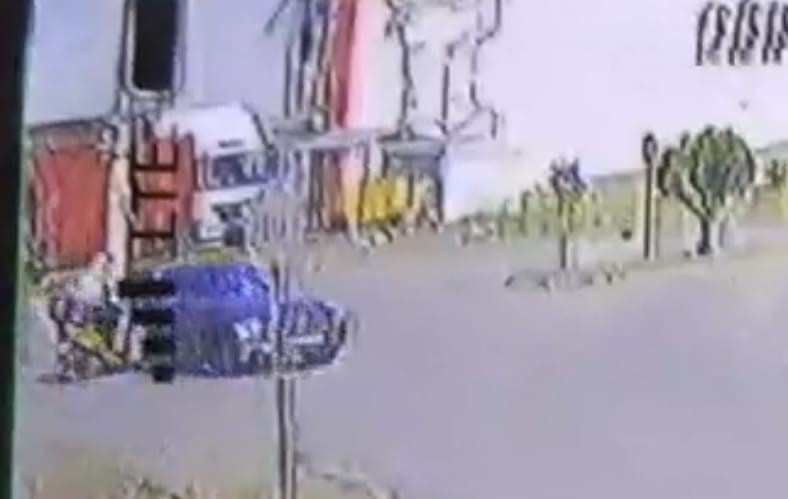 Bursa’da kaza anı kamerada