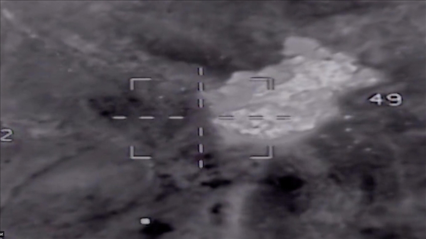 MSB hava harekatının görüntülerini paylaştı