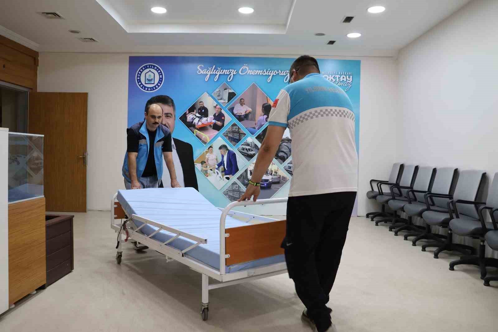 Yıldırım Belediyesi’nden hastalara yardım eli