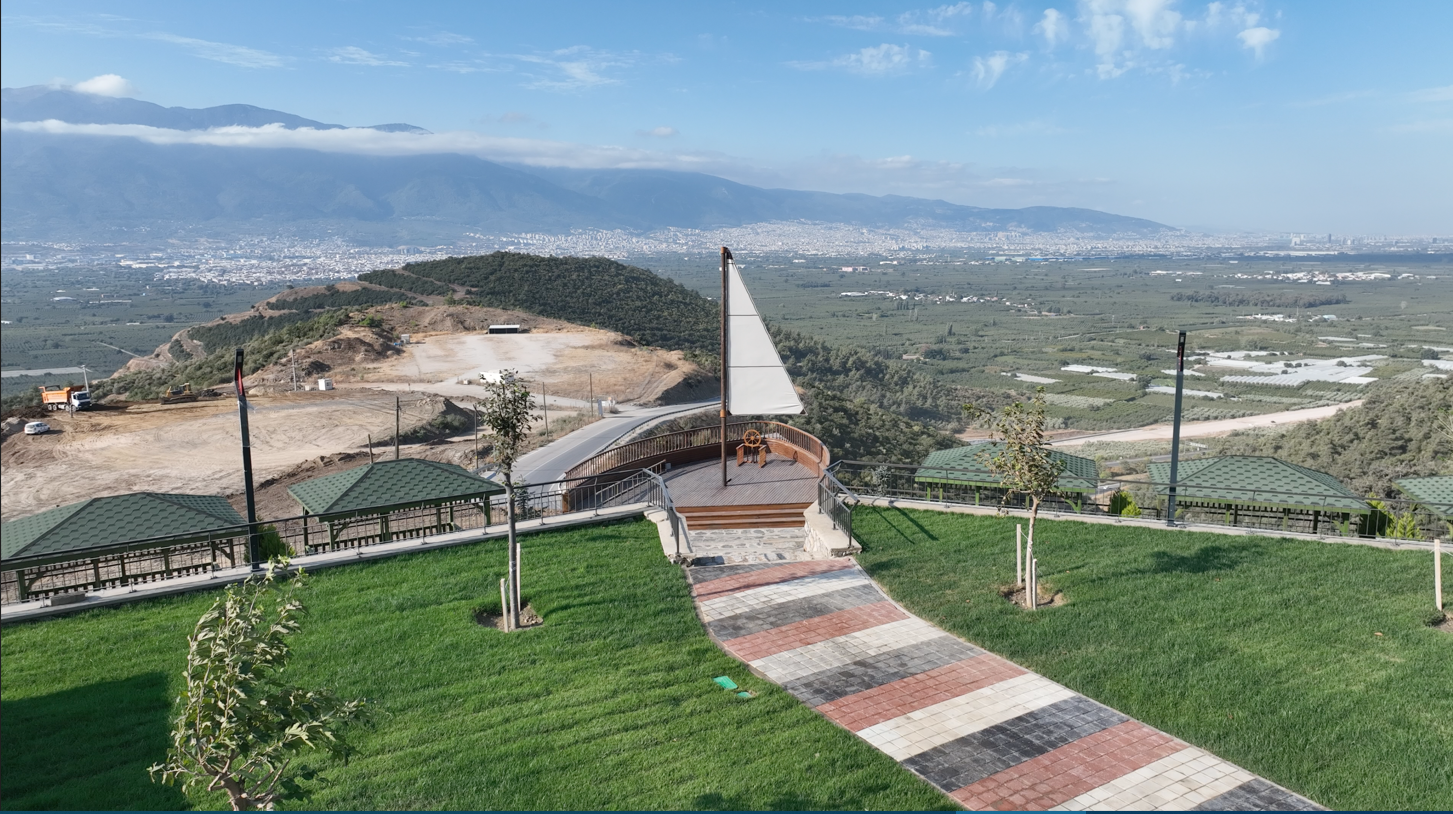 Bursa’nın yeni seyir terası! Şehre bir de buradan bakın…