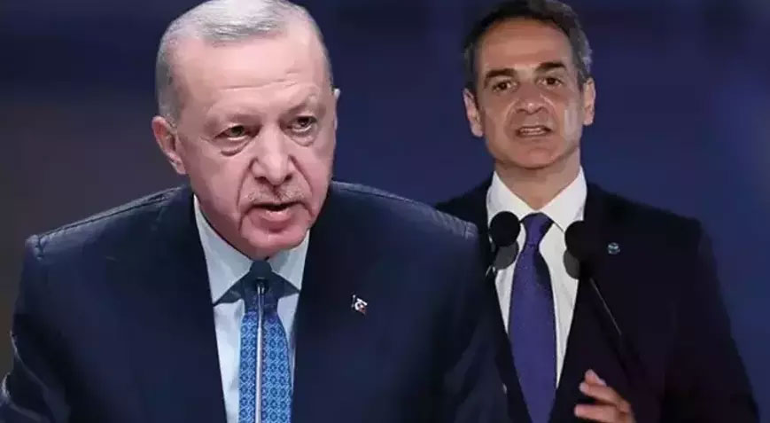 Cumhurbaşkanı Erdoğan, Yunanistan Başbakanı Miçotakis ile görüştü