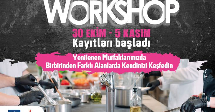 BUSMEK’in lezzet atölyelerine kayıtlar başladı Bursa’nın sanat ve mesleki eğitim alanında en önemli markası olan