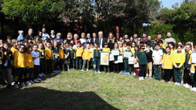 Bursa’da öğrenciler can dostlarla buluştu