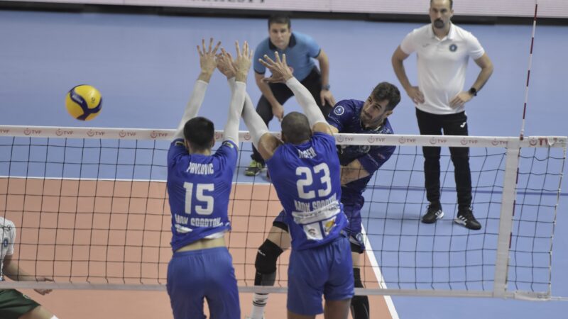 Voleybol Erkekler Balkan Kupası final maçında, MOK Spartak SC, Bursa