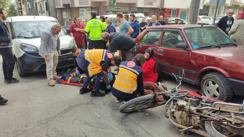Bursa'nın Orhangazi ilçesinde meydana gelen trafik kazasında 2 kişi yaralandı.