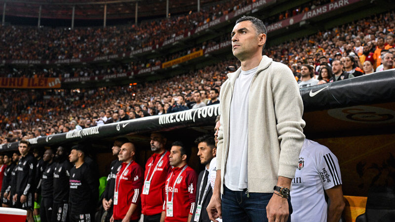 Trendyol Süper Lig'de deplasmanda Galatasaray'a 2-1 yenilen Beşiktaş'ta teknik sorumlu