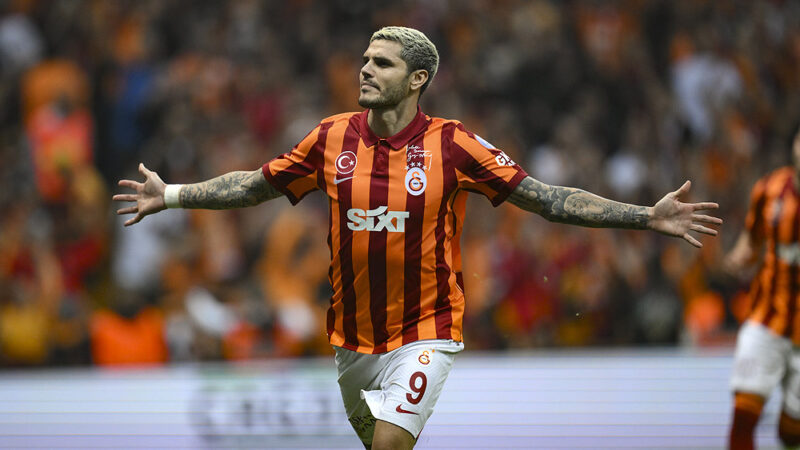 Mauro Icardi, Beşiktaş karşısında kaydettiği gollerle Süper Lig'de Galatasaray forması