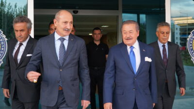 Cavit Çağlar’dan Bursa Emniyet Müdürü Zaimoğlu’na ziyaret; ‘Her zaman yanınızdayız’