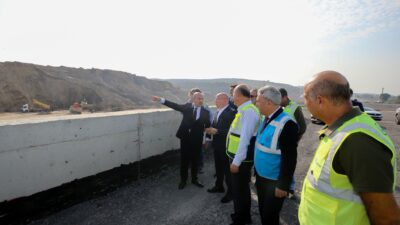 Bursa Valisi’nden hızlı tren şantiyesinde inceleme!