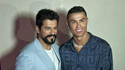 Burak Özçivit ile Cristiano Ronaldo buluştu