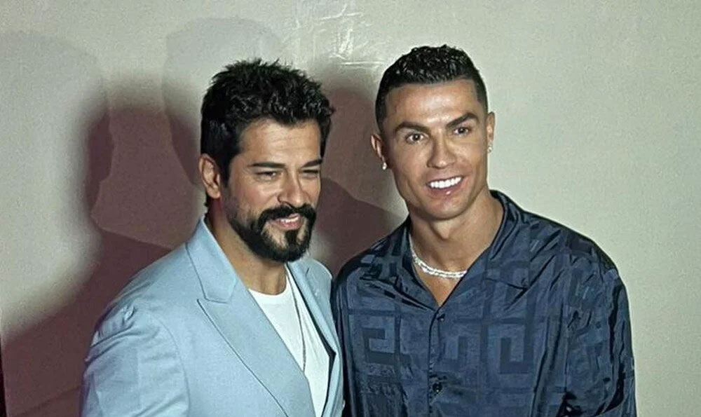 Burak Özçivit ile Cristiano Ronaldo buluştu