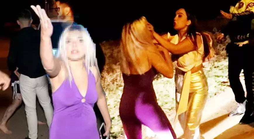 Kaçarken yakalandılar! 2 kadın ortalığı birbirine kattı