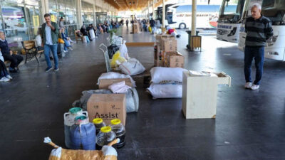 Otobüs terminalleri pazar yerine döndü