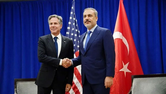 Dışişleri Bakanı Fidan, ABD’li mevkidaşı Blinken ile görüştü