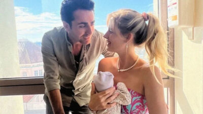 Wilma Elles üçüncü çocuğunu dünyaya getirdi