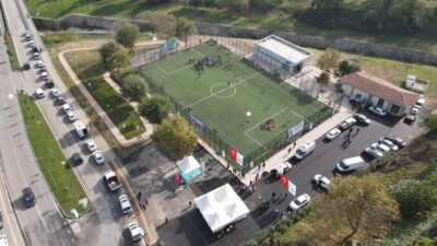 Bursa’ya yeni halı saha ve spor parkı! Hizmete açıldı