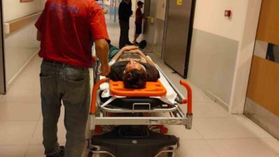 Bursa’da babasına su götürürken inşattan düştü!