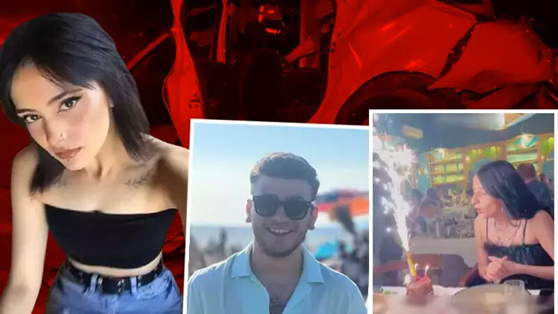 Bursa'da yeni yaşını kutlayan Eda Baykay (19) ile arkadaşları Sıla