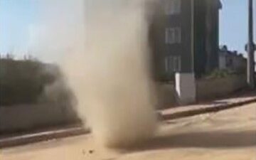 Bursa’da meydana gelen hortum korkuttu