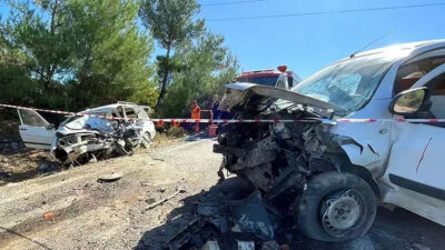 Manisa’da katliam gibi kaza! 2 kişi öldü 3 kişi yaralandı