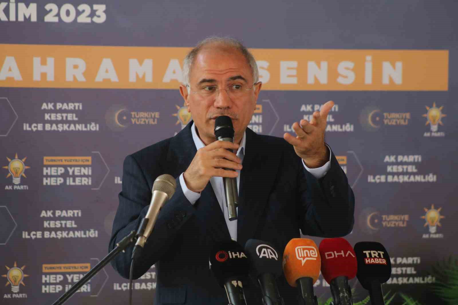 Efkan Ala, Bursa’da konuştu: O topraklar Filistinlilere aittir