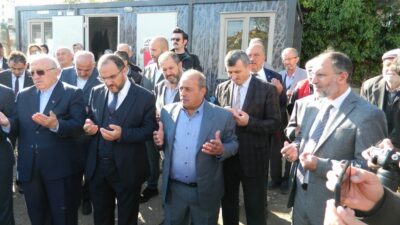 Gençlik merkezinin dua ve tekbirlerle temeli atıldı